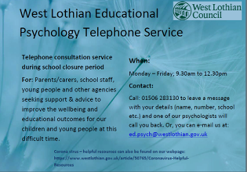 WL Education Psychology Telephone Service