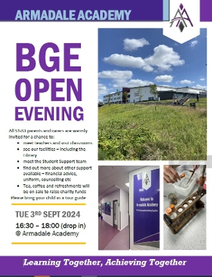 BGE Open Evening Flyer 2024