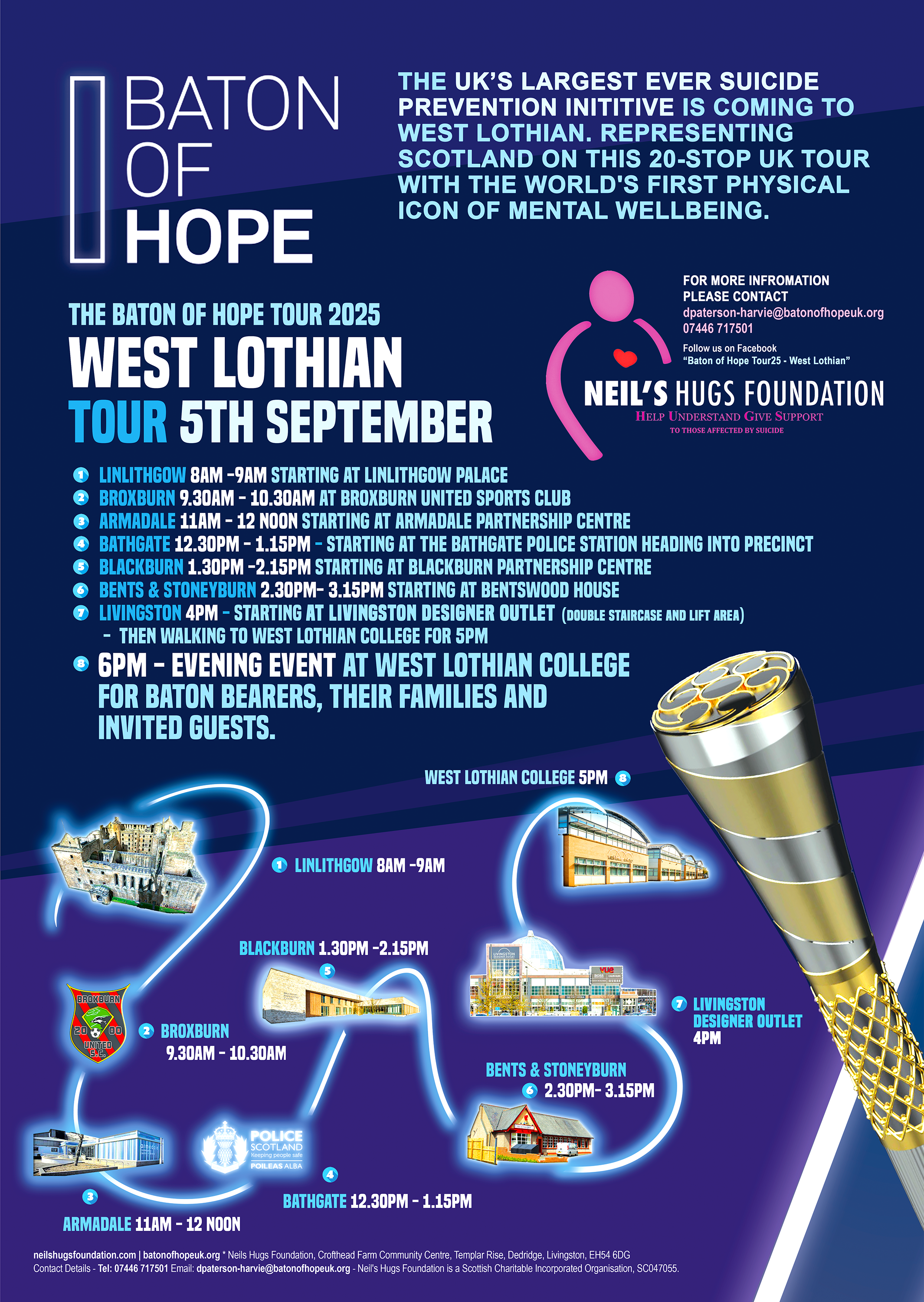 The Baton of Hope West Lothian Icon