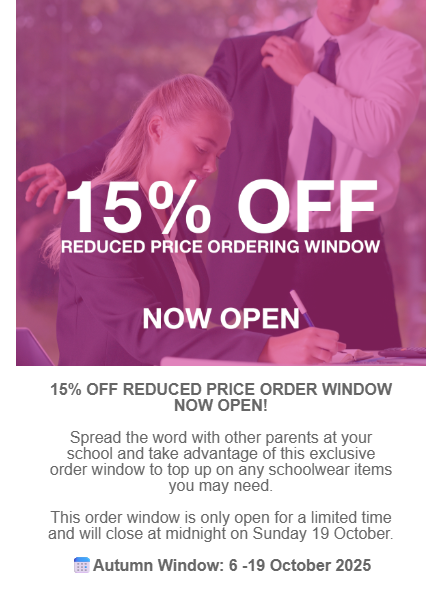 BE Uniforms - 15% OFF Icon