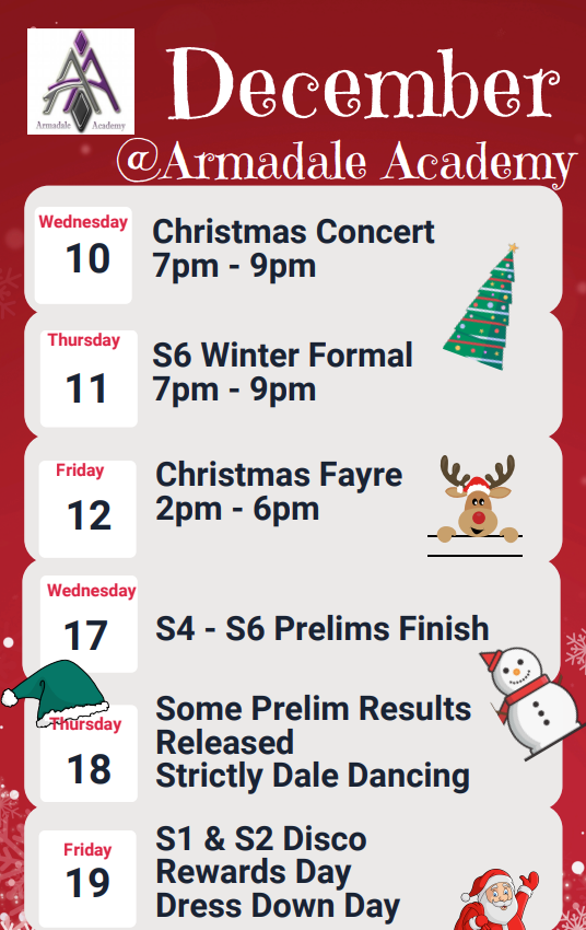 December @ Armadale Academy Icon